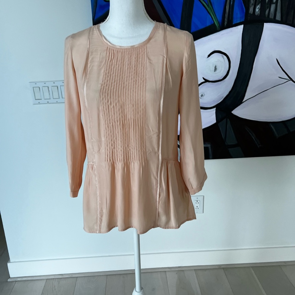 J.CREW SILK BLOUSE SIZE XS